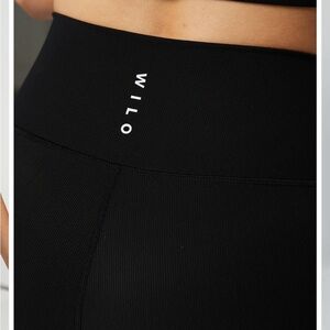 Wilo The Label Wellness Ribbed Biker Short – Navy (Size XS, BNWT)